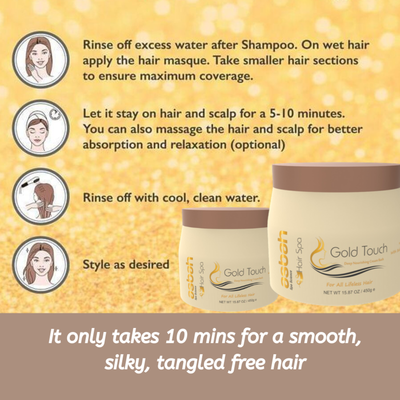 GOLDTOUCH™ SILKY HAIR DETOXIFYING HAIR MASK (HOT)